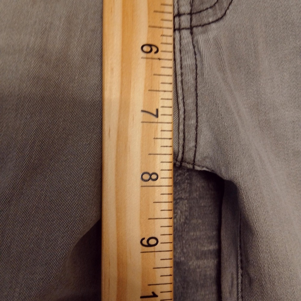 7 For All Mankind Jeans Womens 24 Gray The‎ Skinny Stretch Denim Five Pocket - Picture 5 of 11